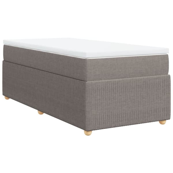 Continental sänky patjalla Taupe Kangas 90x190 cm