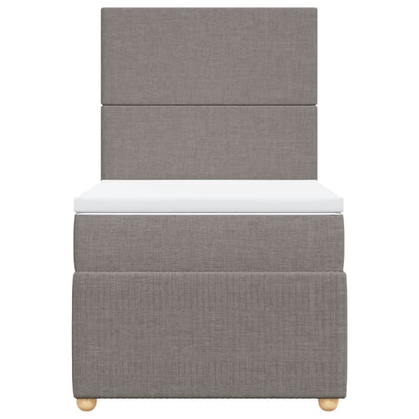 Continental sänky patjalla Taupe Kangas 90x190 cm