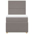 Pikkukuva 6 / 10: Continental sänky patjalla Taupe Kangas 90x190 cm