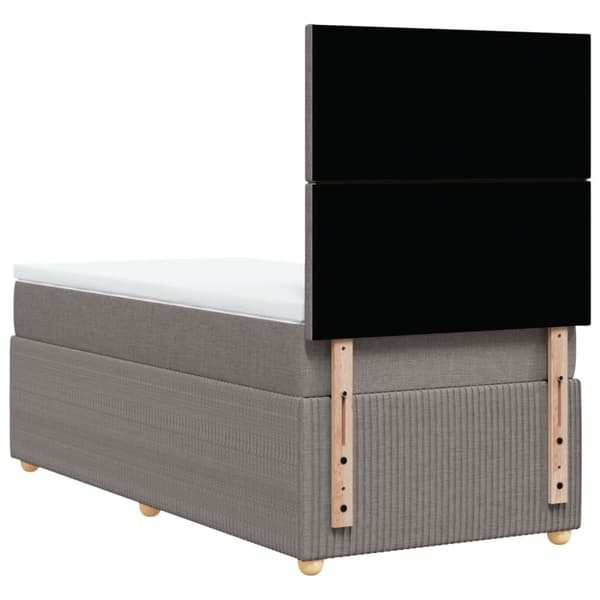 Continental sänky patjalla Taupe Kangas 90x190 cm