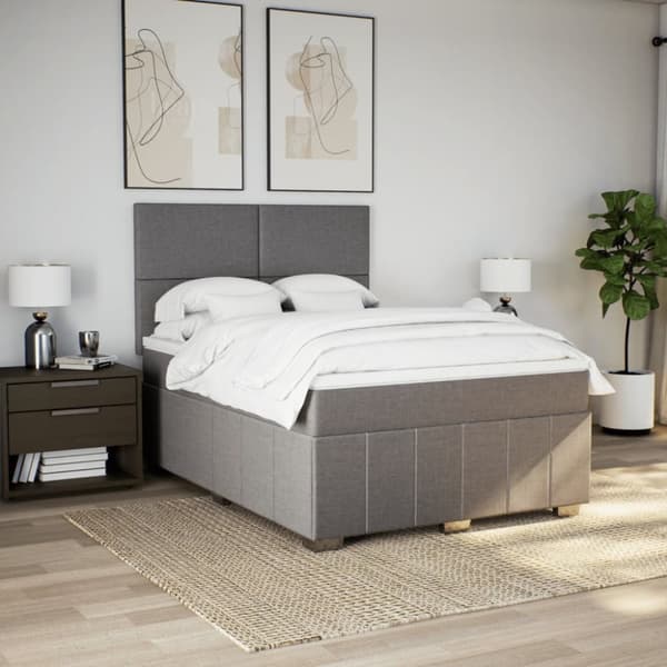 Continental sänky patjalla Taupe Kangas 140x190 cm
