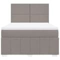 Pikkukuva 6 / 10: Continental sänky patjalla Taupe Kangas 140x190 cm
