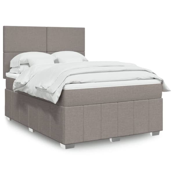 Continental sänky patjalla Taupe Kangas 140x190 cm