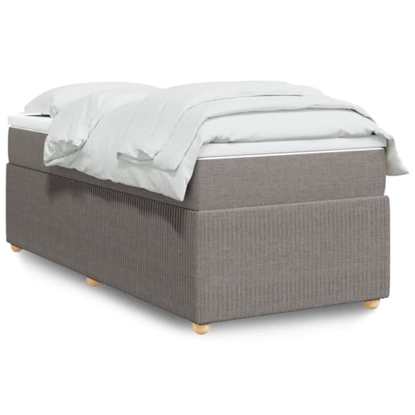 Continental sänky patjalla Taupe Kangas 90x200 cm
