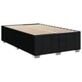 Miniatyrbillede 5 af 10: kontinentalseng med madras 120x200 cm stof sort