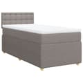 Pikkukuva 3 / 10: Continental sänky patjalla Taupe Kangas 100x200 cm