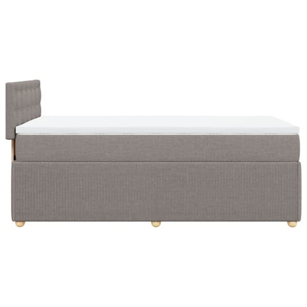 Continental sänky patjalla Taupe Kangas 100x200 cm