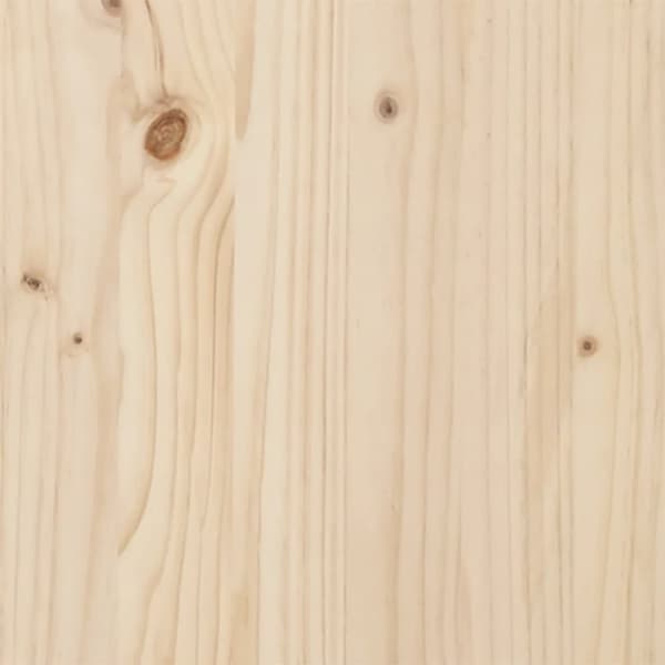 sengeramme uden madras 200x200 cm massivt fyrretræ
