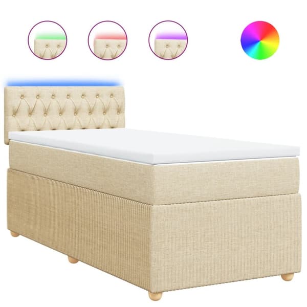Continental Bed patja Cream Kangas 80x200 cm