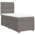 Pikkukuva 3 / 10: Continental sänky patjalla Taupe Kangas 100x200 cm