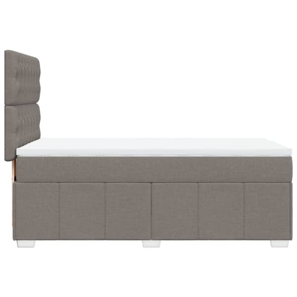 Continental sänky patjalla Taupe Kangas 100x200 cm