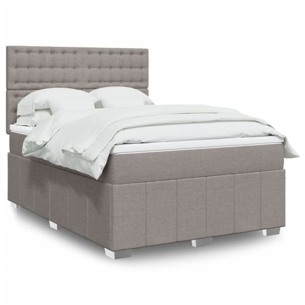 Continental sänky patjalla Taupe Kangas 140x190 cm