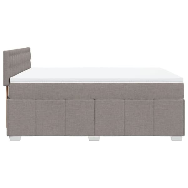 Continental sänky patjalla Taupe Kangas 140x190 cm
