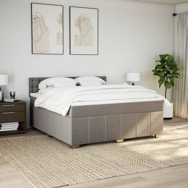 Continental sänky patjalla Taupe Kangas 180x200 cm