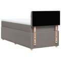 Pikkukuva 6 / 10: Continental sänky patjalla Taupe Kangas 80x200 cm