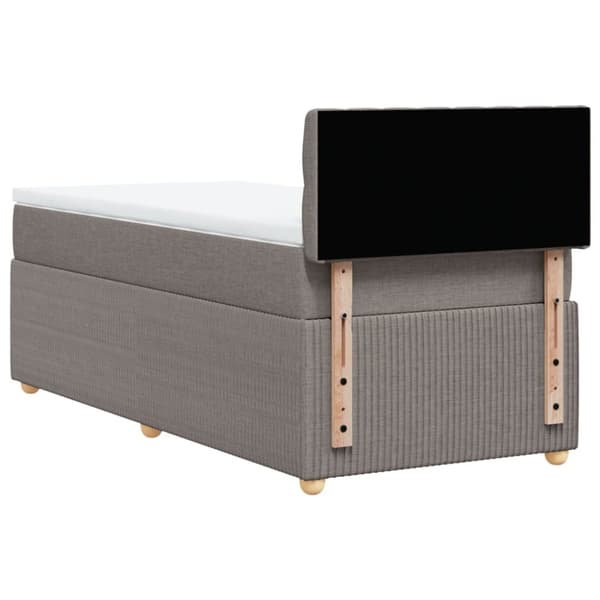 Continental sänky patjalla Taupe Kangas 80x200 cm