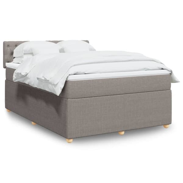 Continental sänky patjalla Taupe Kangas 140x190 cm