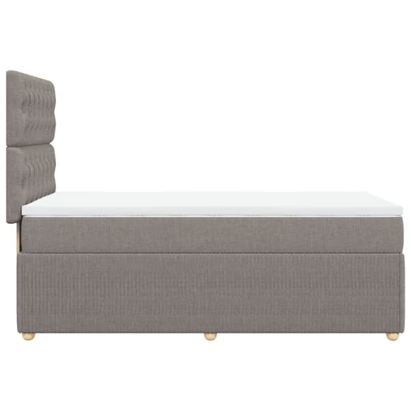 Continental sänky patjalla Taupe Kangas 90x200 cm