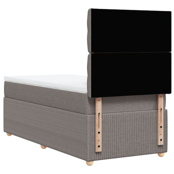 Continental sänky patjalla Taupe Kangas 100x200 cm