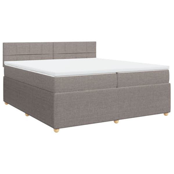 Continental sänky patjalla Taupe Kangas 200x200 cm