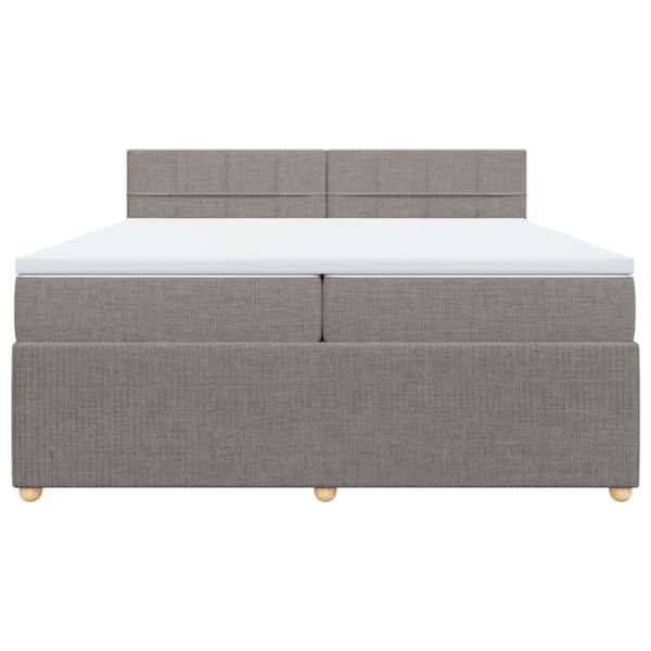 Continental sänky patjalla Taupe Kangas 200x200 cm