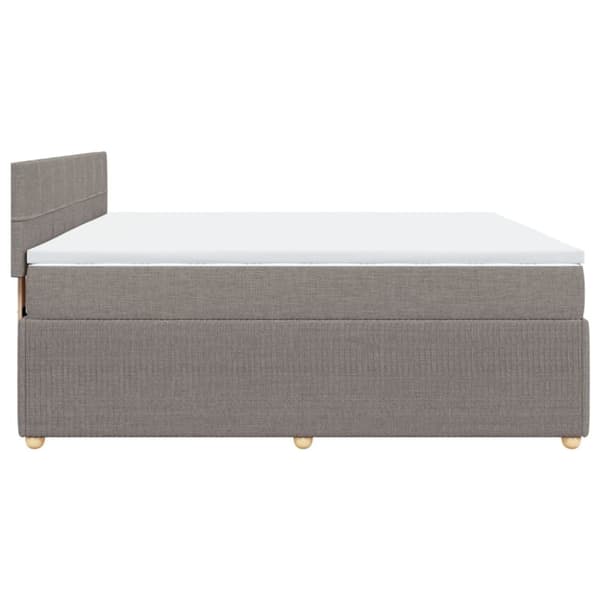 Continental sänky patjalla Taupe Kangas 200x200 cm