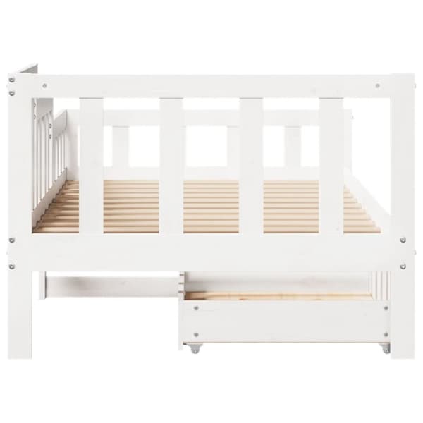 daybed med skuffer 90x190 cm massivt fyrretræ