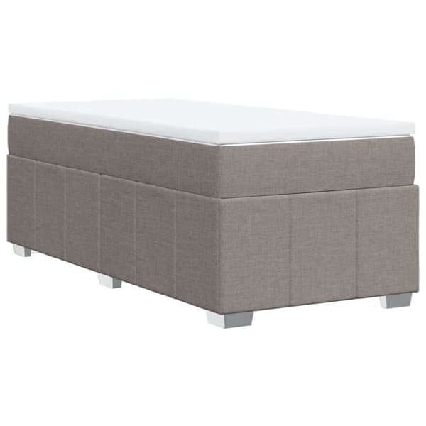 Continental sänky patjalla Taupe Kangas 90x200 cm