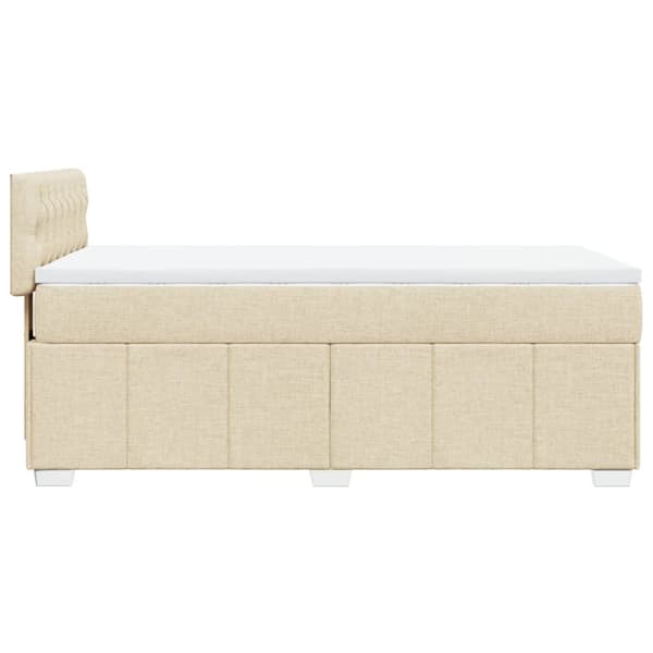 Continental sänky patjalla Cream Kangas 90x190 cm
