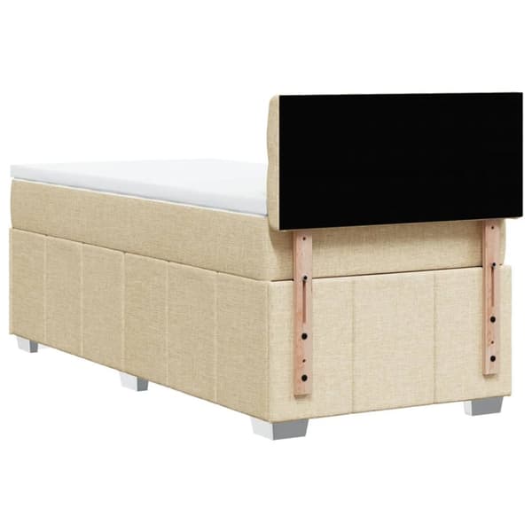 Continental sänky patjalla Cream Kangas 90x190 cm