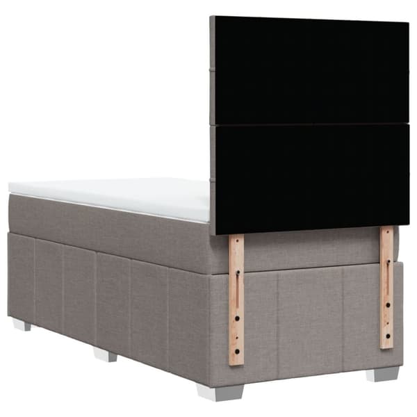 Continental sänky patjalla Taupe Kangas 90x190 cm