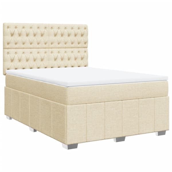 Continental sänky patjalla Cream Kangas 140x190 cm