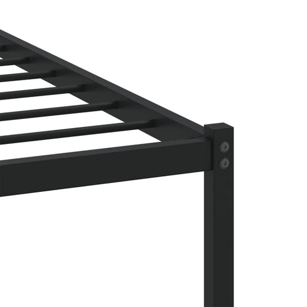 sengeramme m. sengegavl 90x200 cm uden madras brun egetræsfarve