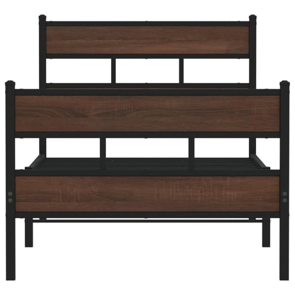 sengeramme m. sengegavl + fodgærde 107x203 cm uden madras