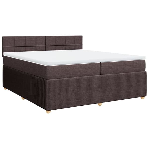 Continental Bed Patja Ruskea Kangas 200x200 cm