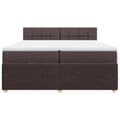 Pikkukuva 6 / 10: Continental Bed Patja Ruskea Kangas 200x200 cm
