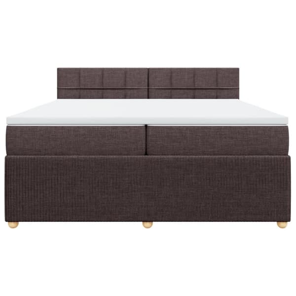 Continental Bed Patja Ruskea Kangas 200x200 cm