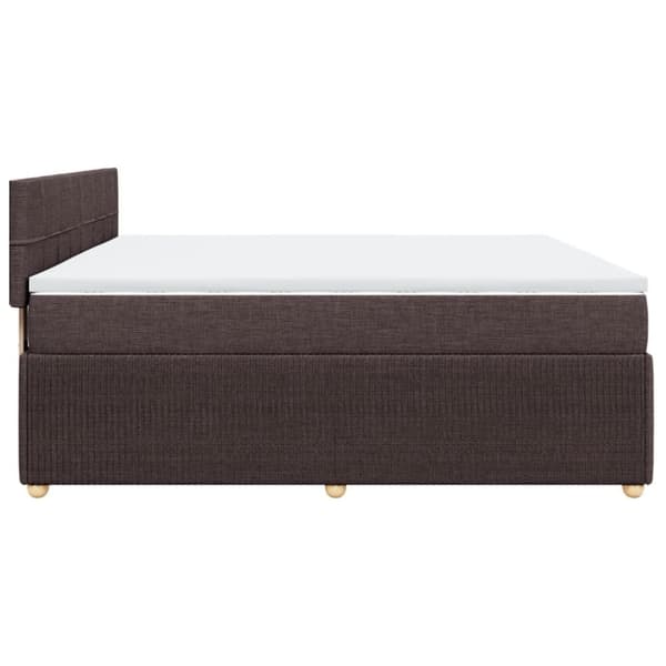 Continental Bed Patja Ruskea Kangas 200x200 cm