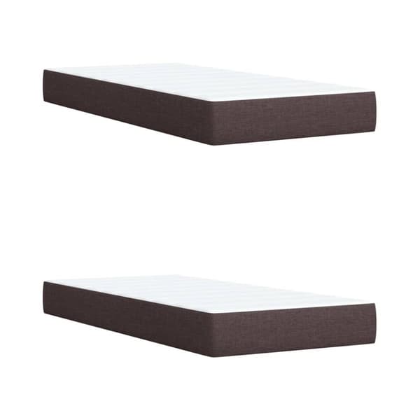 Continental Bed Patja Ruskea Kangas 200x200 cm