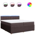 Pikkukuva 2 / 10: Continental Bed Patja Ruskea Kangas 200x200 cm