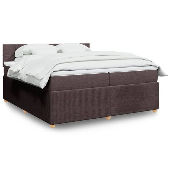Continental Bed Patja Ruskea Kangas 200x200 cm