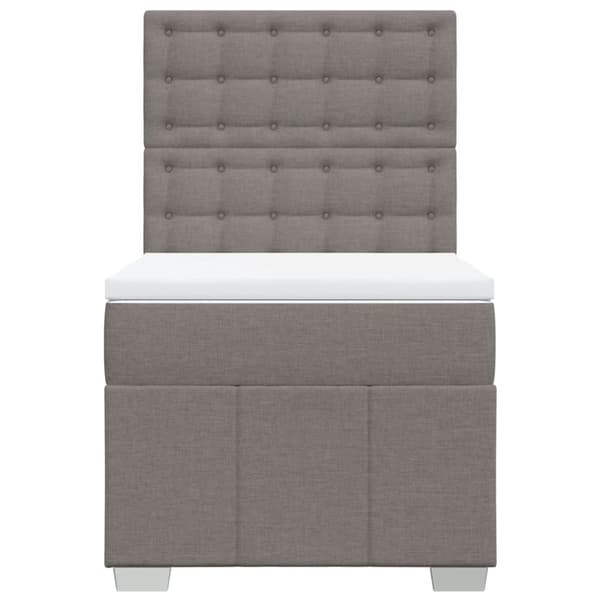 Continental sänky patjalla Taupe Kangas 80x200 cm