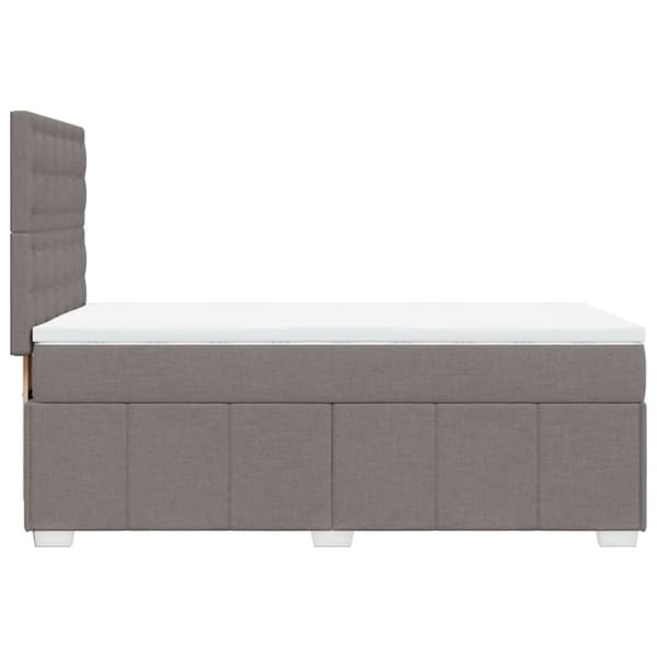 Continental sänky patjalla Taupe Kangas 80x200 cm
