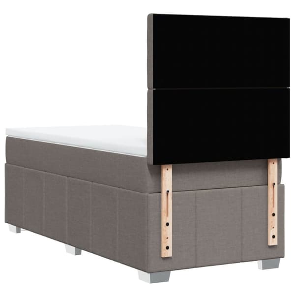 Continental sänky patjalla Taupe Kangas 80x200 cm