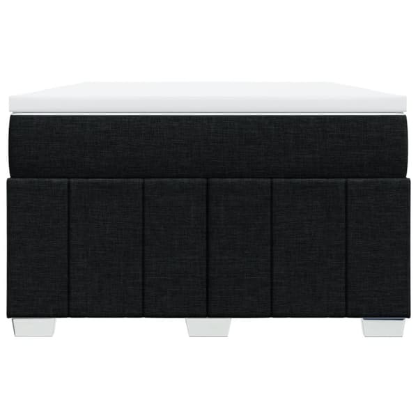kontinentalseng med madras 120x190 cm stof sort