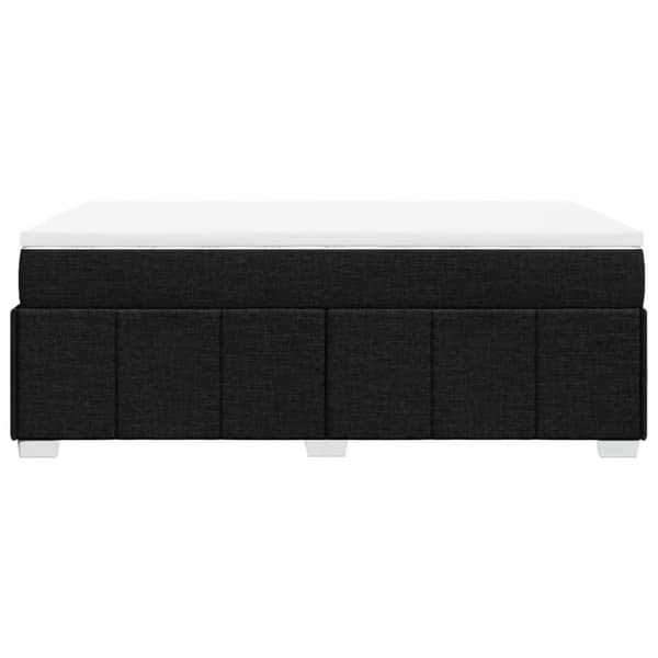 kontinentalseng med madras 120x190 cm stof sort
