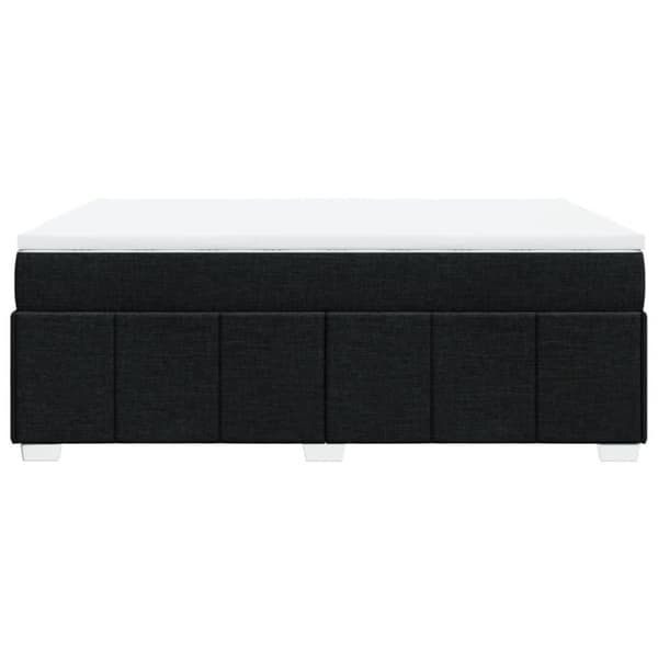 kontinentalseng med madras 140x190 cm stof sort