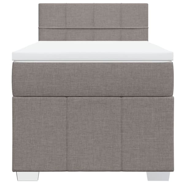 Continental sänky patjalla Taupe Kangas 80x200 cm