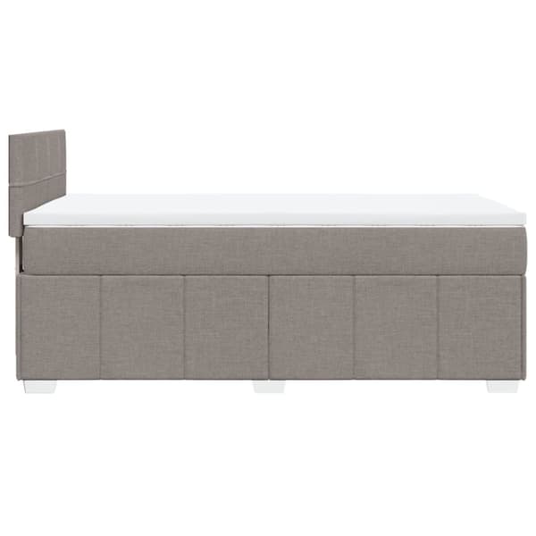 Continental sänky patjalla Taupe Kangas 80x200 cm