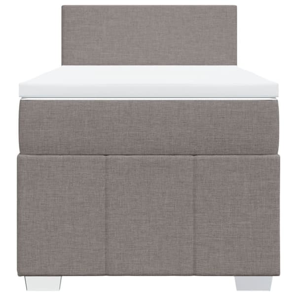 Continental sänky patjalla Taupe Kangas 90x190 cm